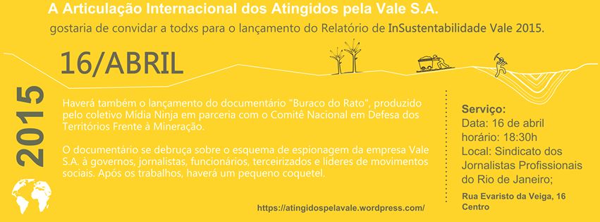 lançamento do relatório de ins.