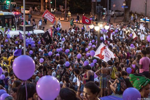 Ato no Rio de Janeiro em 8 de Março, Dia Internacional de Luta das Mulheres
