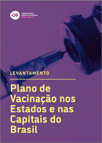 capa relatório observatório vacinação