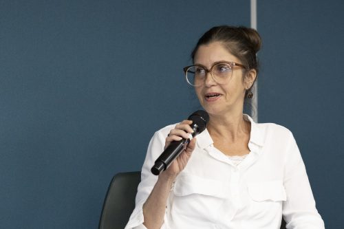 Melisanda Trentin, da Justiça Global (foto: Myke Sena/DPU)