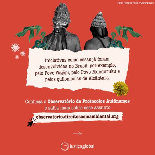 Acesse também o PROTOCOLOS AUTÔNOMOS DE CONSULTA E CONSENTIMENTO – GUIA DE ORIENTAÇÕES: https://institutoiepe.org.br/2024/01/protocolos-autonomos-de-consulta-e-consentimento-guia-de-orientacoes/?gad_source=1&gclid=Cj0KCQjwhb60BhClARIsABGGtw88qylBkxbtI6fGys0CC2_xVvv4_qaAC5WR7YNXnYerJGxG_tnt0dwaAnzhEALw_wcB